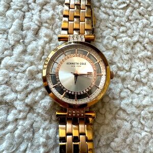 Kenneth Cole Rose Gold & Diamond Watch